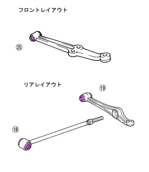 Biot サスペンションピロブッシュ MR2 SW20